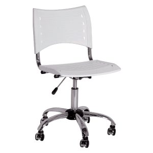 Cadeira Cromada Giratória com Roda